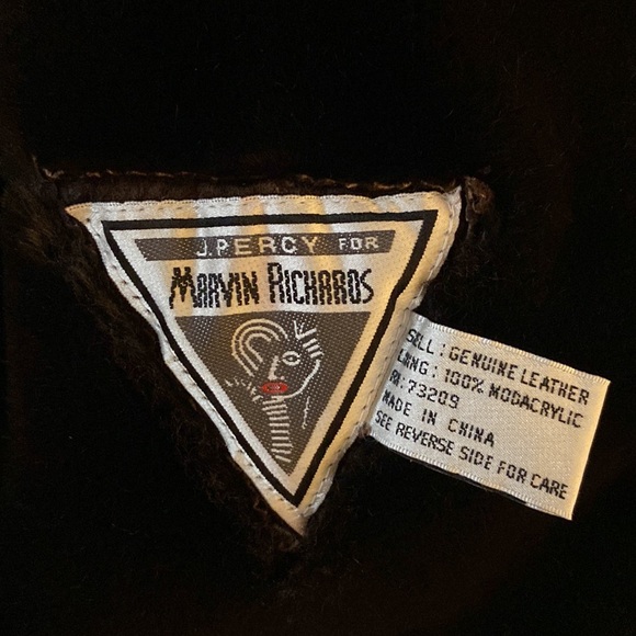 Vintage Genuine Leather Coat - Picture 8 of 9